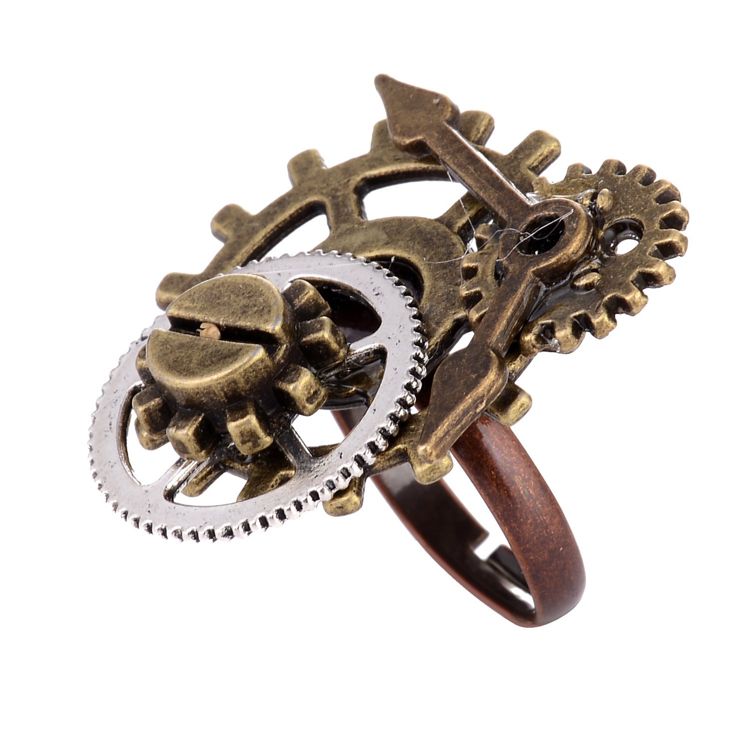 Gear vintage ring