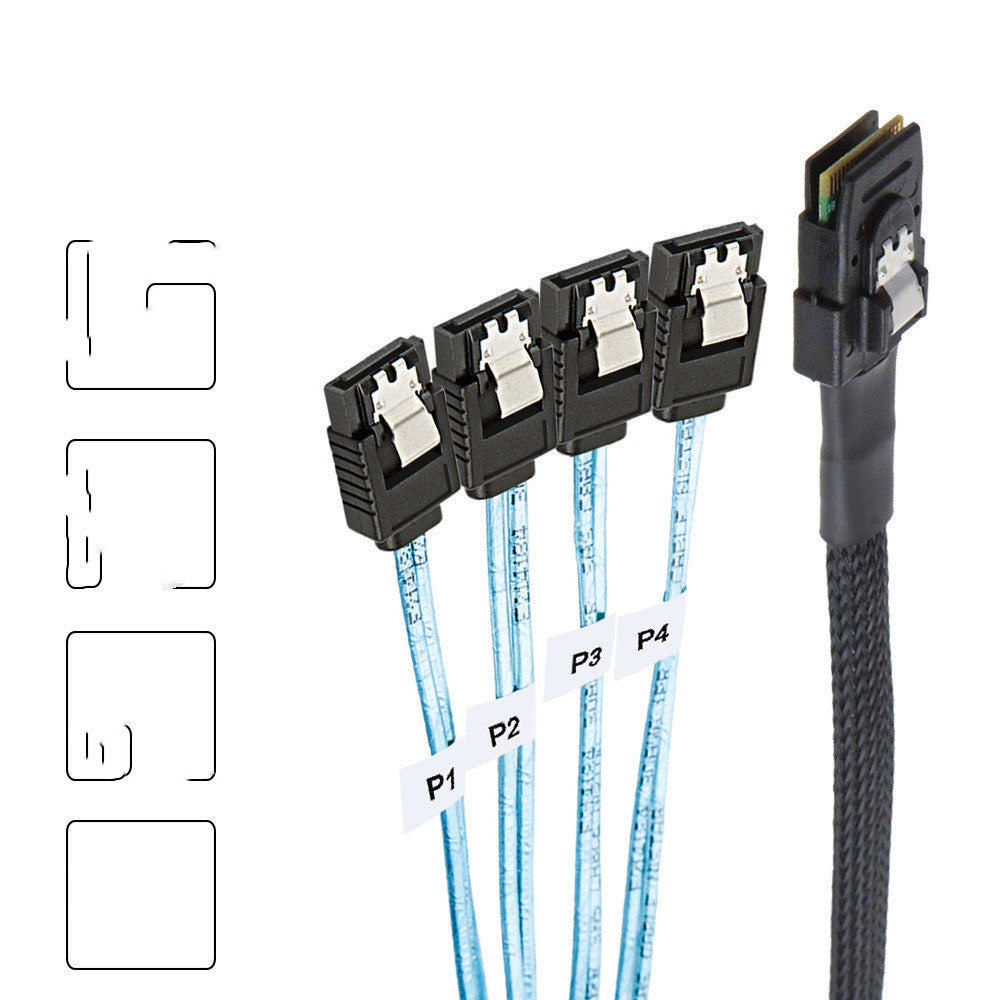 Straight Head Solid State Drive Data Cable